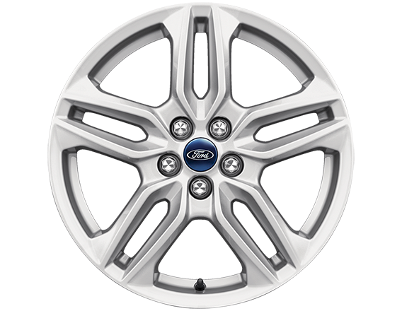 Alloy Wheel 18" 5 x 2-spoke design, sparkle silver